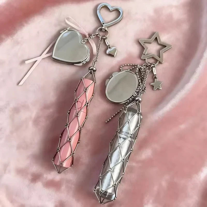 Gen-z cute Lipstick Holder Keychain