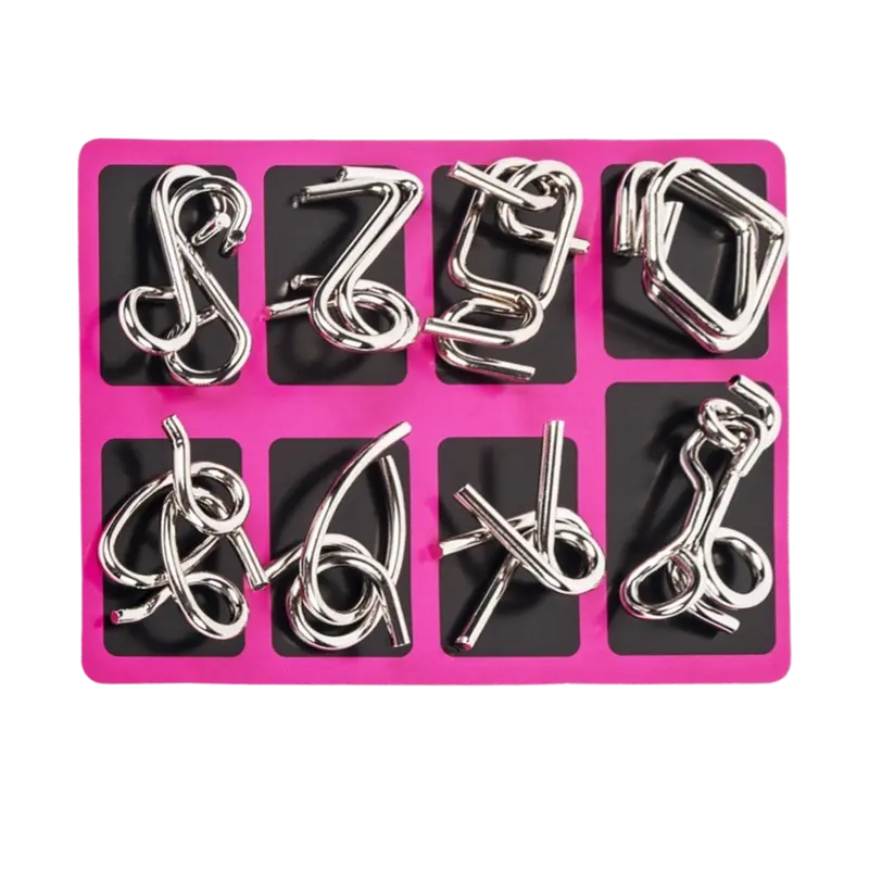 Metal Wire Puzzle Set