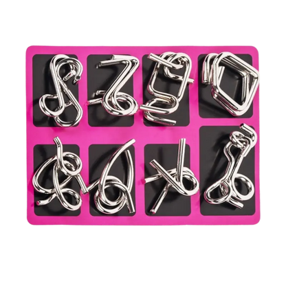 Metal Wire Puzzle Set