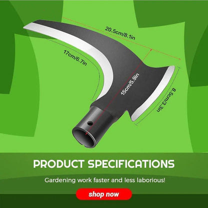 2 in 1 farmers sickle with axe