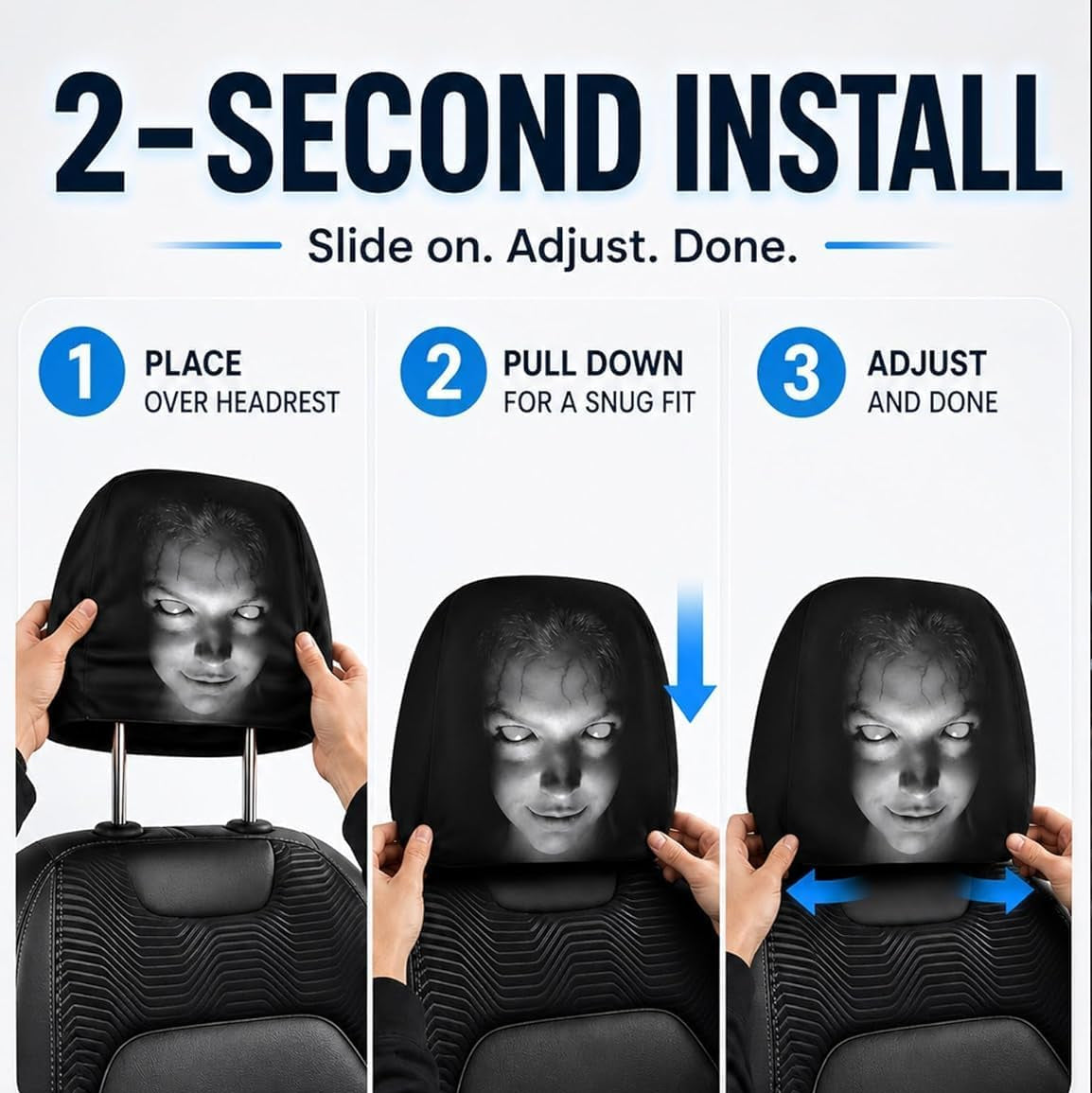 Ghost headrest Covers 👻