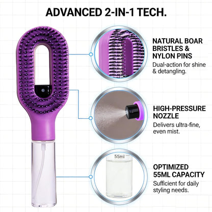 2 in 1 Hair Brush ✨