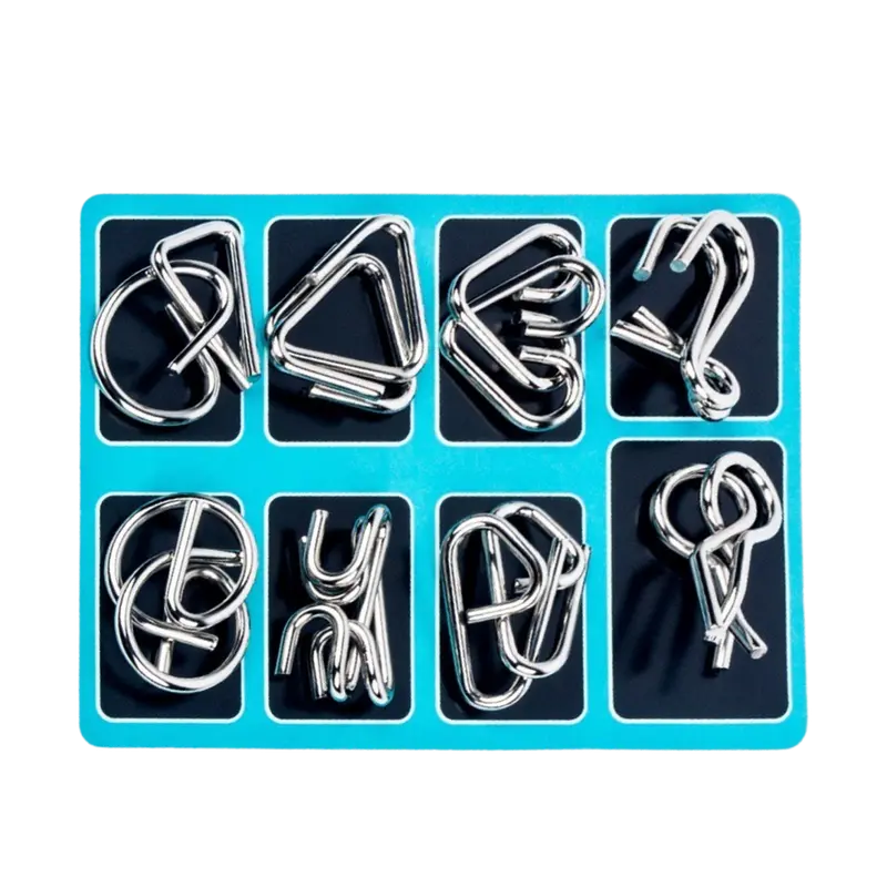 Metal Wire Puzzle Set
