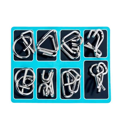 Metal Wire Puzzle Set