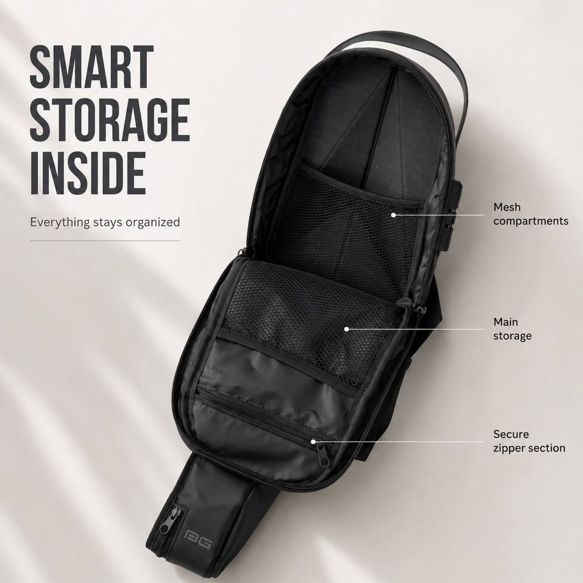 UrbanShield™ – Premium Protective Sling Bag