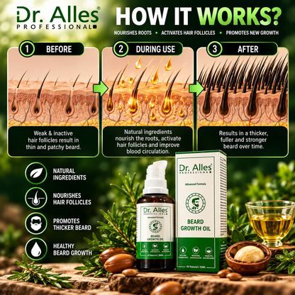 Dr. Alies Professional Beard And Hair Growth Oil