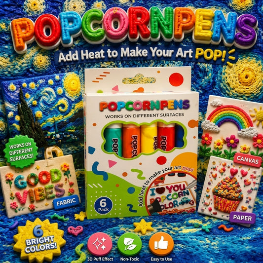 DIY Bubble Popcorn Drawing Pens