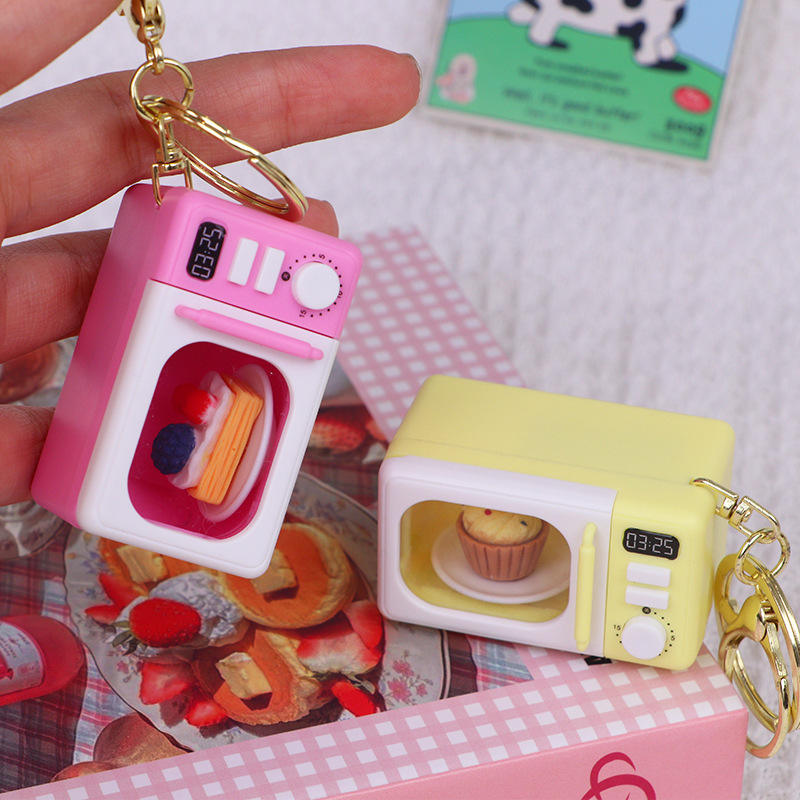 🔥 cute Microwave  Keychain