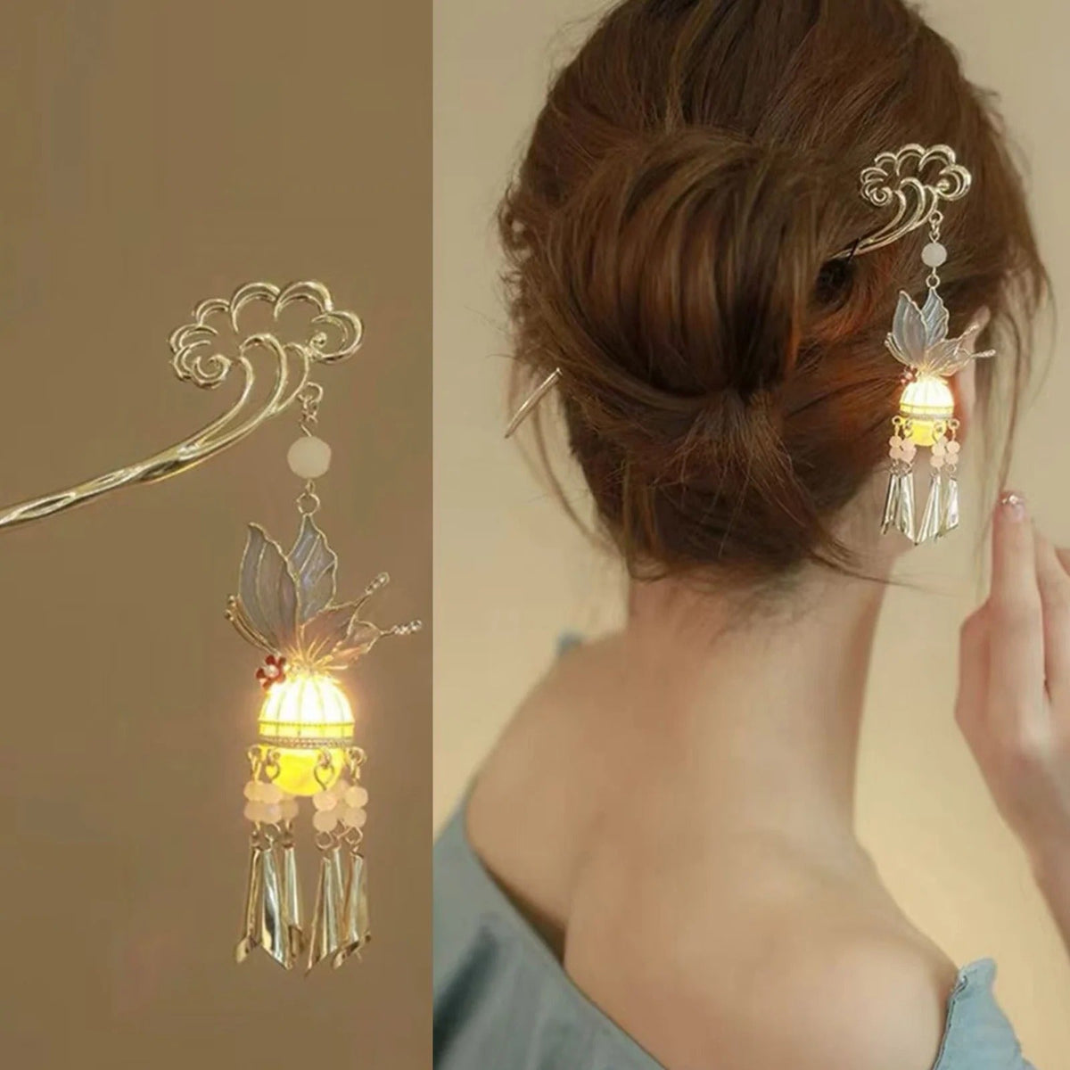 Chinese Lantern Hair Stick🌸✨