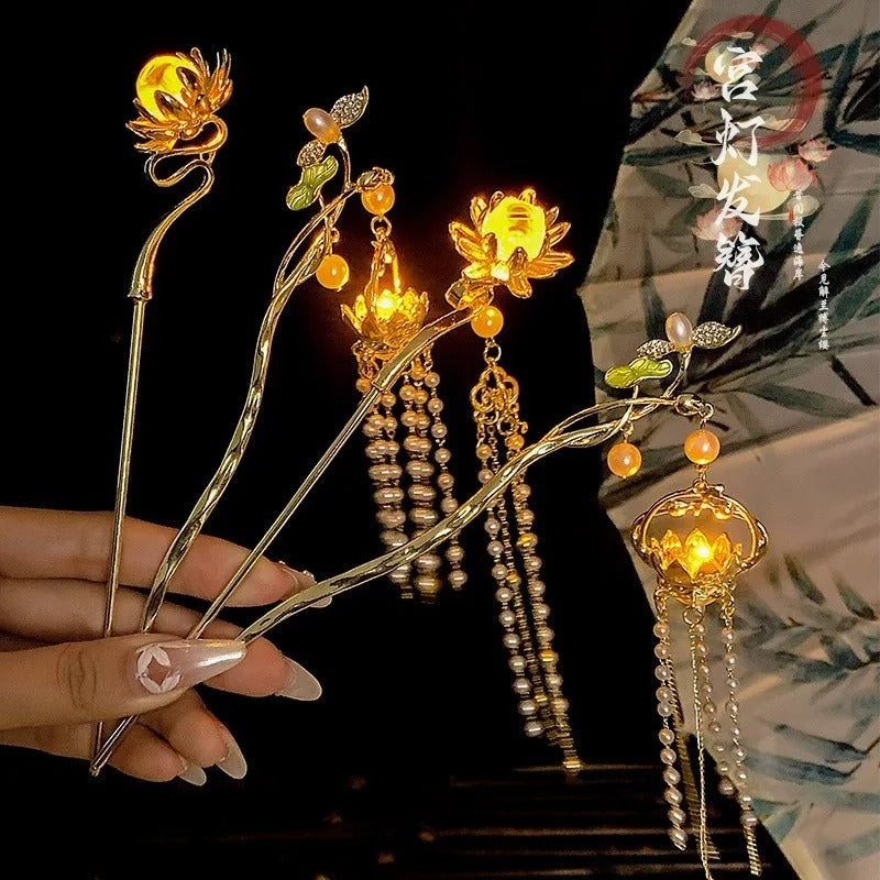 Chinese Lantern Hair Stick🌸✨