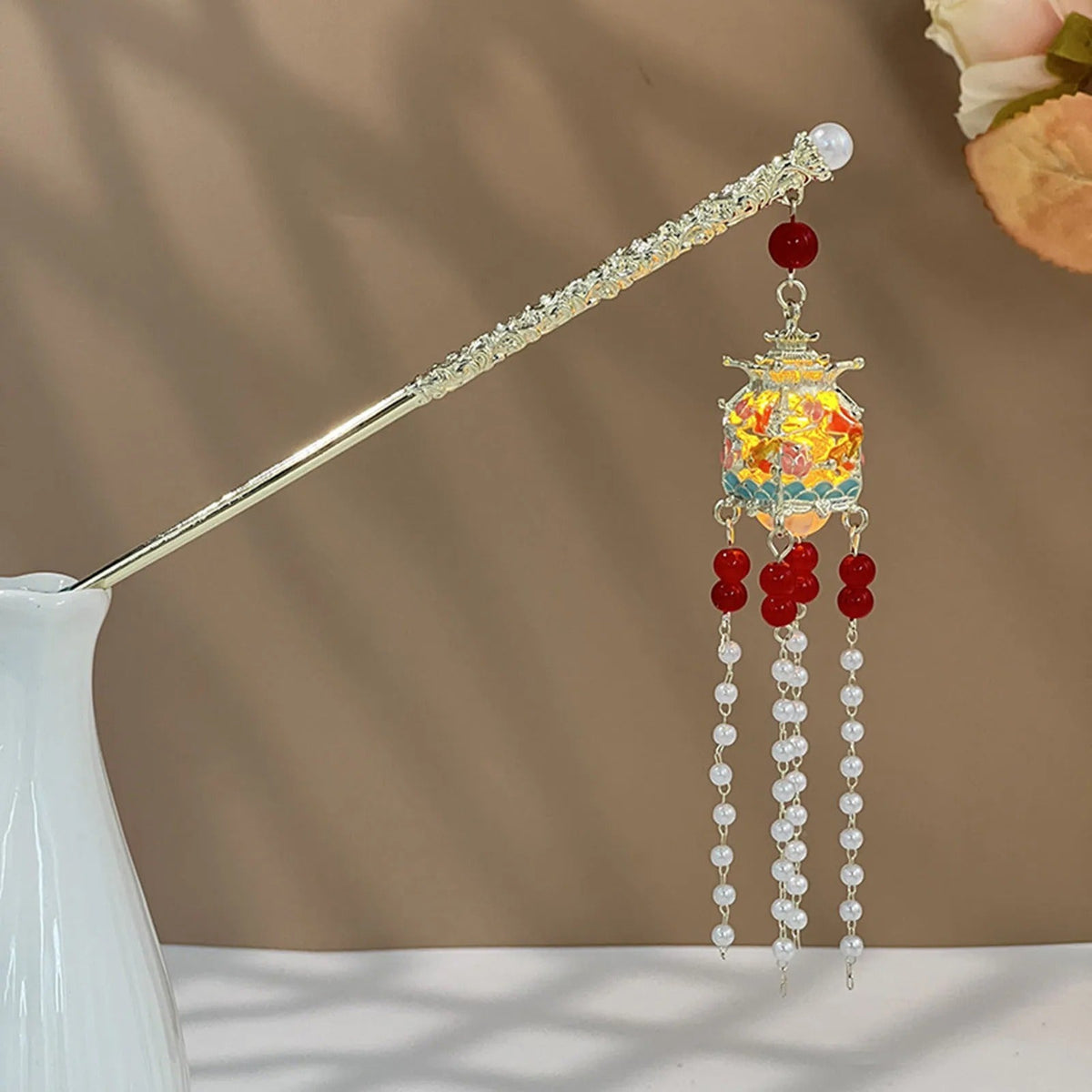Chinese Lantern Hair Stick🌸✨
