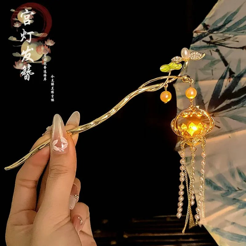 Chinese Lantern Hair Stick🌸✨